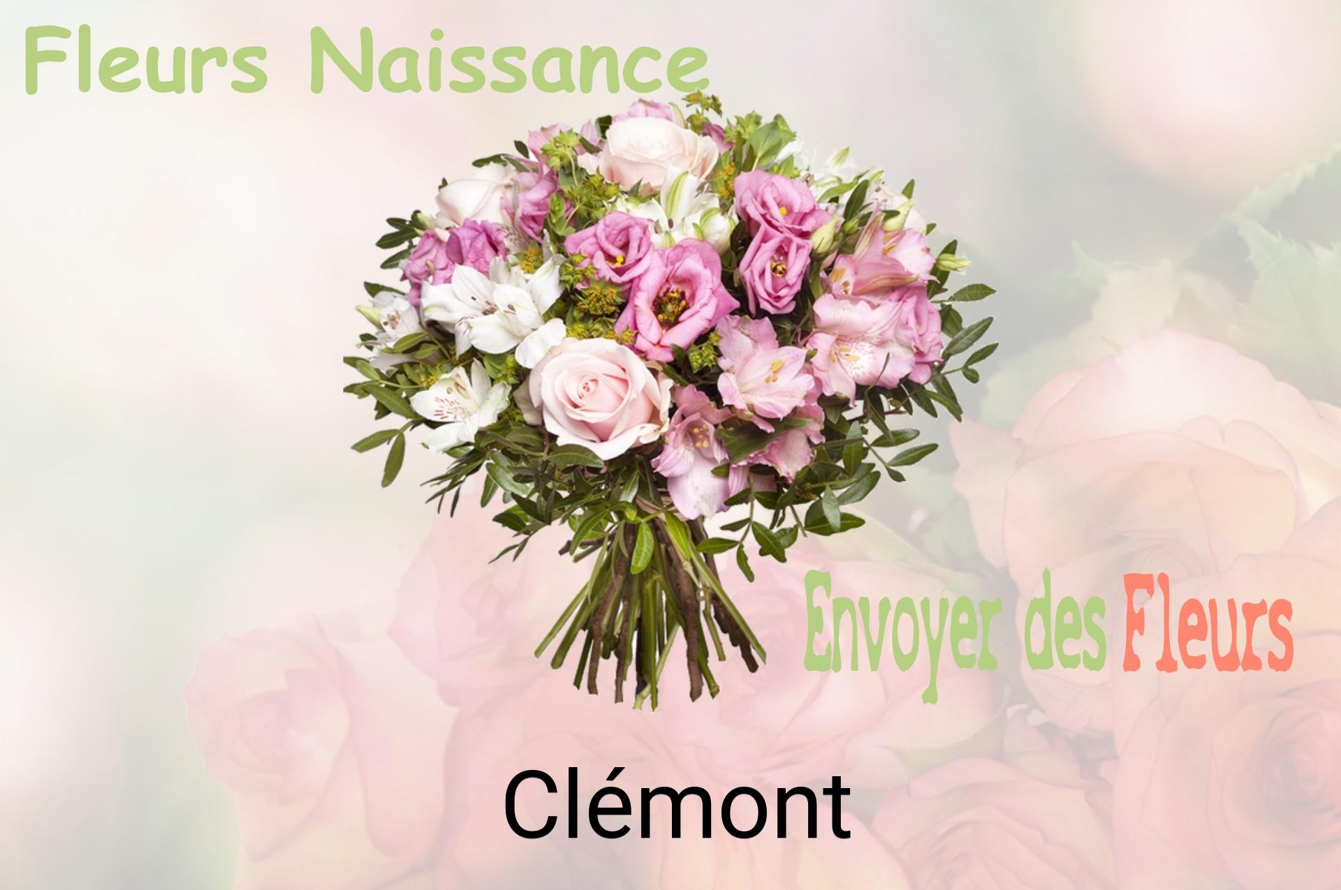 Bouquet de fleurs de naissance livré à Clémont